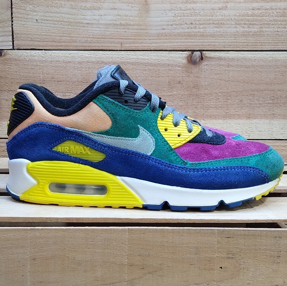 Nike Air Max 90 QS, Women's 8, Viotech 2.0 Multi Color Sneakers